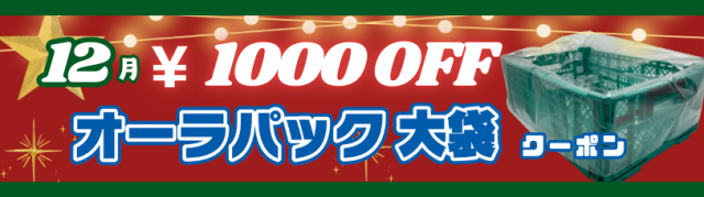 オーラパック大袋1,000円OFF