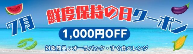 オーラパック・レンジ1000円OFF